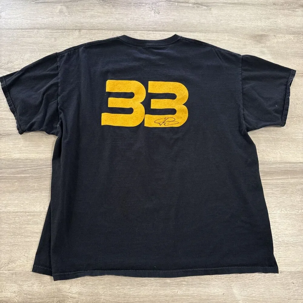 Isaac Redman Shirt Pittsburgh Steelers NFL Men's Black Tee 2XL Red Zone